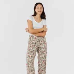 Pantalón viscosa Isabel teja